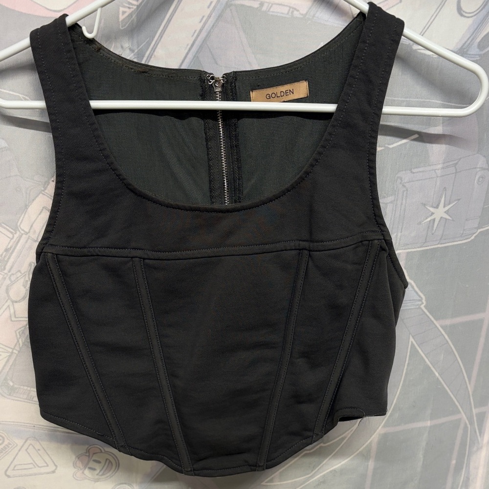 Grey Women's Chest Top